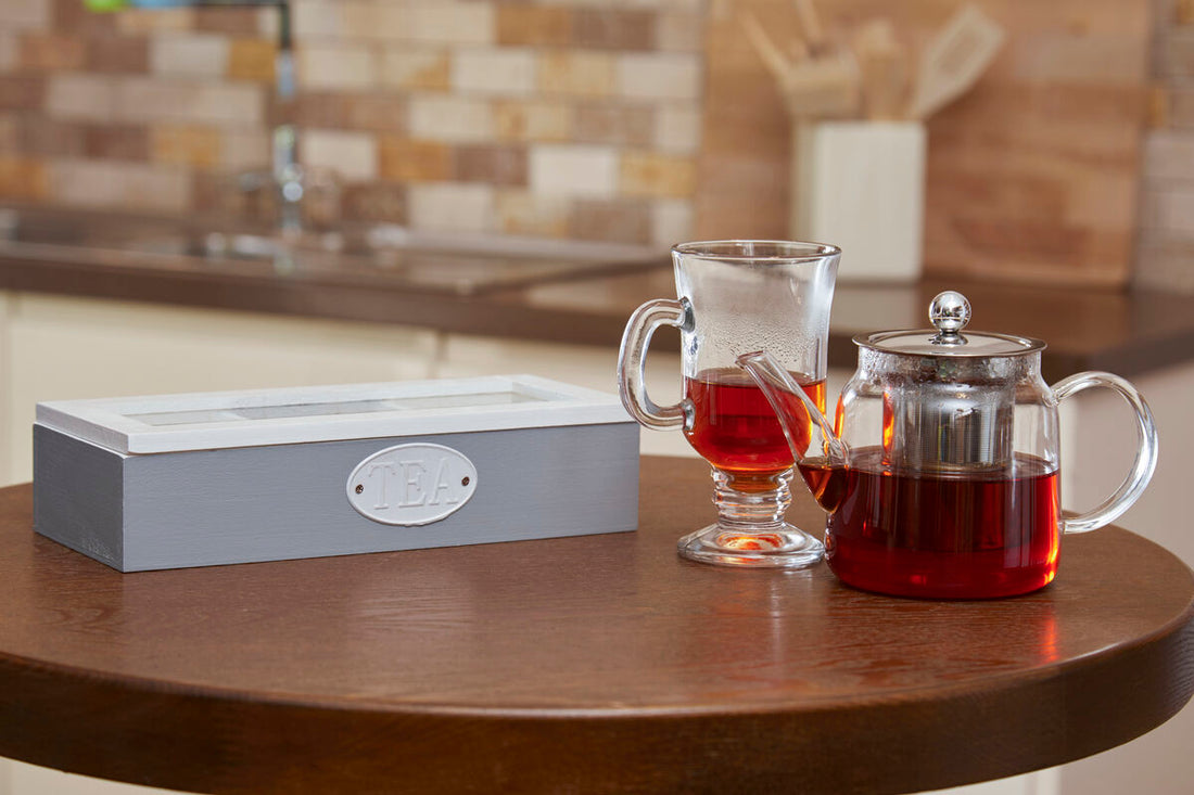 Tahara 3 Compartment Tea Storage Box