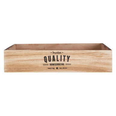 Naresso Natural Wood Premium Quality Storage Crate