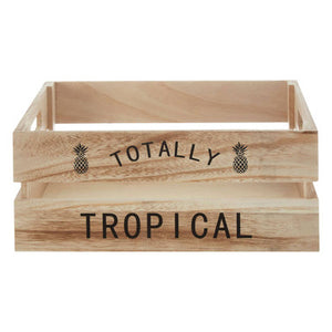 Naresso Natural  Wood Tropical Fruit Crate