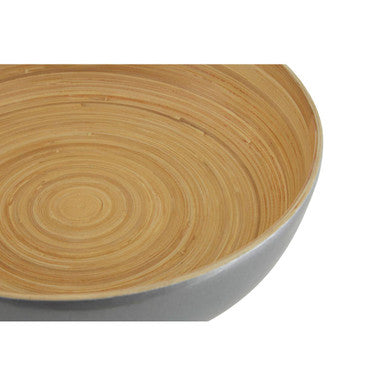 Kyoto Silver Salad Bowl With Raised Edges