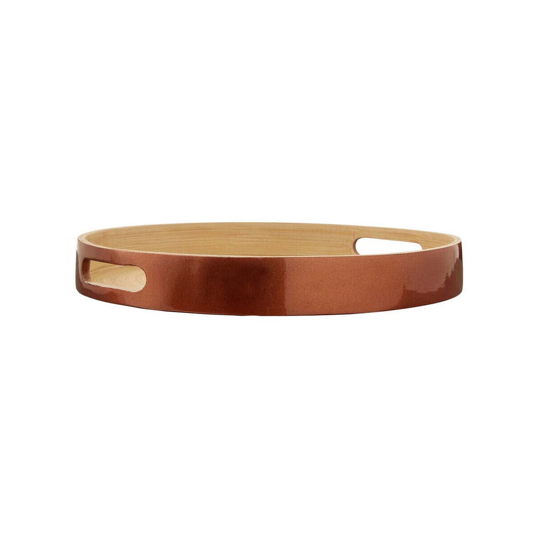 Kyoto Small Round Rose Gold Serving Tray