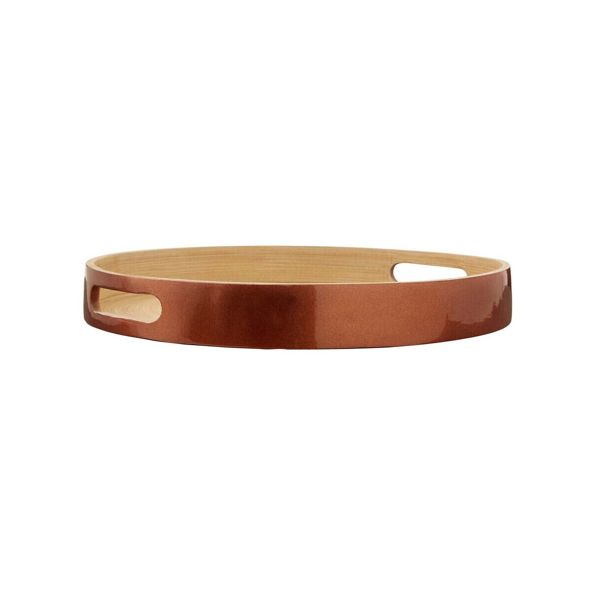 Kyoto Small Round Rose Gold Serving Tray