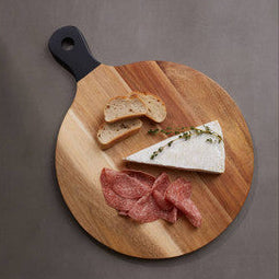 Socorro Chopping And Serving Board With Black Handle