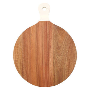 Socorro Chopping And Serving Board With Cream Handle