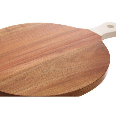 Socorro Chopping And Serving Board With Cream Handle