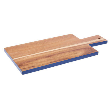 Socorro Rectangular Blue Edge Chopping And Serving Board