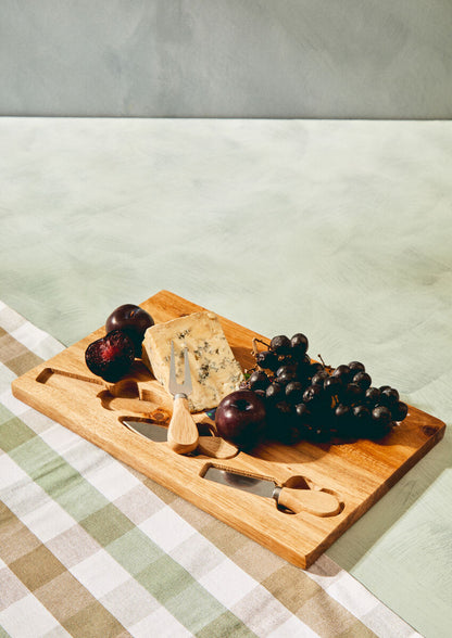 Socorro Cheese Board With Three Knives