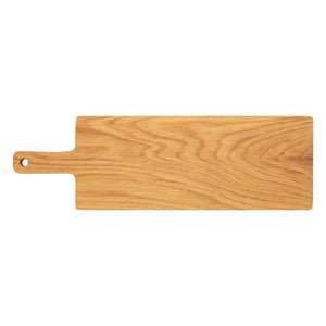 Lyna Rectangular Small Oak Wood Paddle Chopping and Serving Board