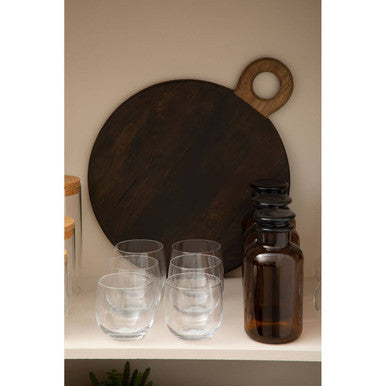 Kolkata Large Round Mango Wood Chopping And Serving Board - image 5