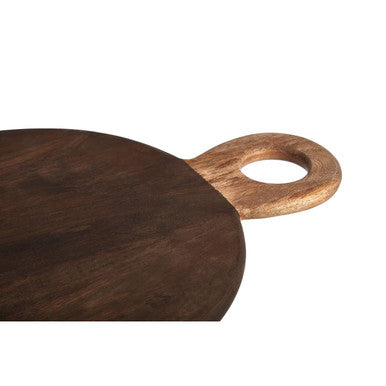 Kolkata Small Round Mango Wood Chopping And Serving Board