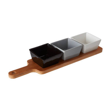 Soiree Serving Board With Square Dishes