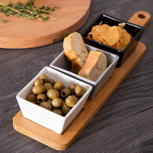 Serving Board with Square Dishes | Soiree