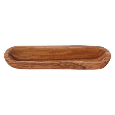 Kora Olive Wood Oval Platter