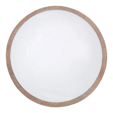 Kara Mango Wood Round Serving Bowl