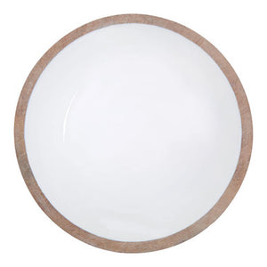 Kara Mango Wood Round Serving Bowl