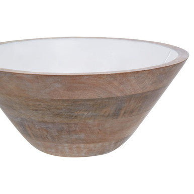Kara Mango Wood Medium Tapered Bowl