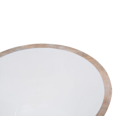 Kara Mango Wood Large Tapered Bowl