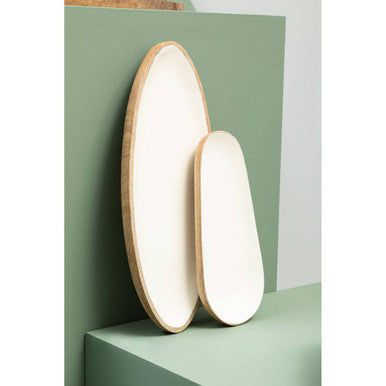 Kara Mango Wood Oval Serving Platter