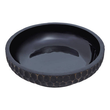 Kara Medium Black Finish Bowl