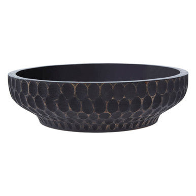 Kara Medium Black Finish Bowl