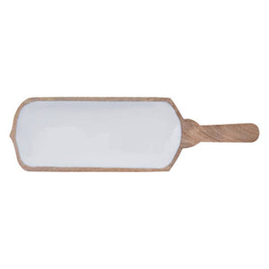 Kara Mango Wood Small Paddle Serving Board