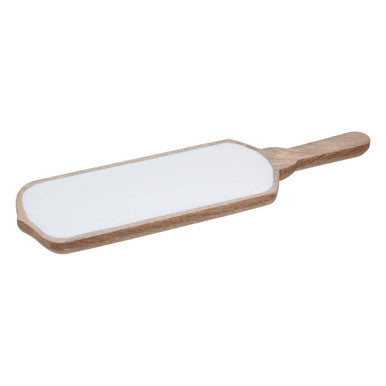 Kara Mango Wood Small Paddle Serving Board
