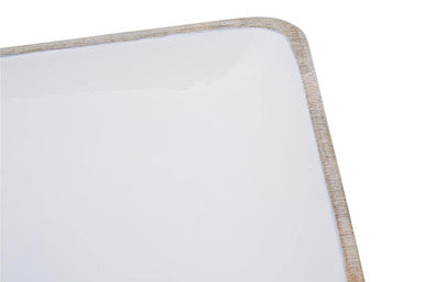 Kara Medium Mango Wood Square Bowl