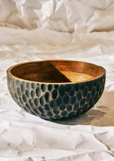 Kara Large Mango Wood Bowl