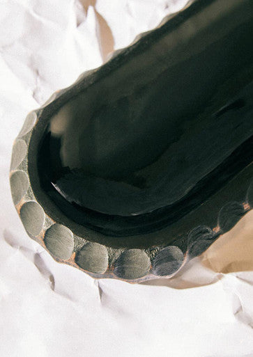 Kara Black Mango Wood Serving Dish