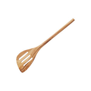 Olive Wood Slotted Spatula | Kora