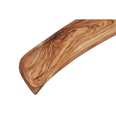 Kora Olive Wood Curved Paddle Serving Board