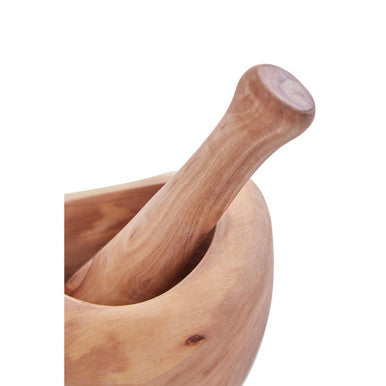 Kora Olive Wood Mortar And Pestle