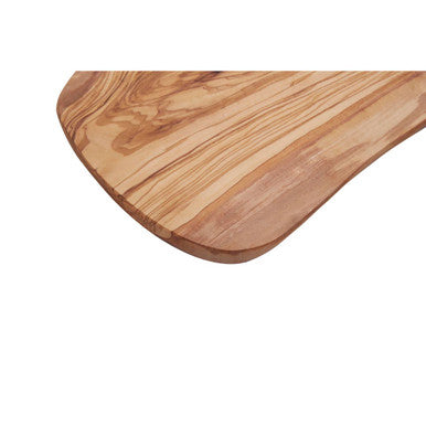 Kora Serving Board With Handle In Olive Wood
