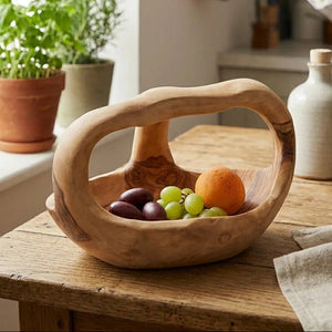 Olive Wood Fruit Bowl | Kora
