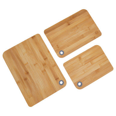 Aleki Set Of Three Chopping And Serving Boards With Rings