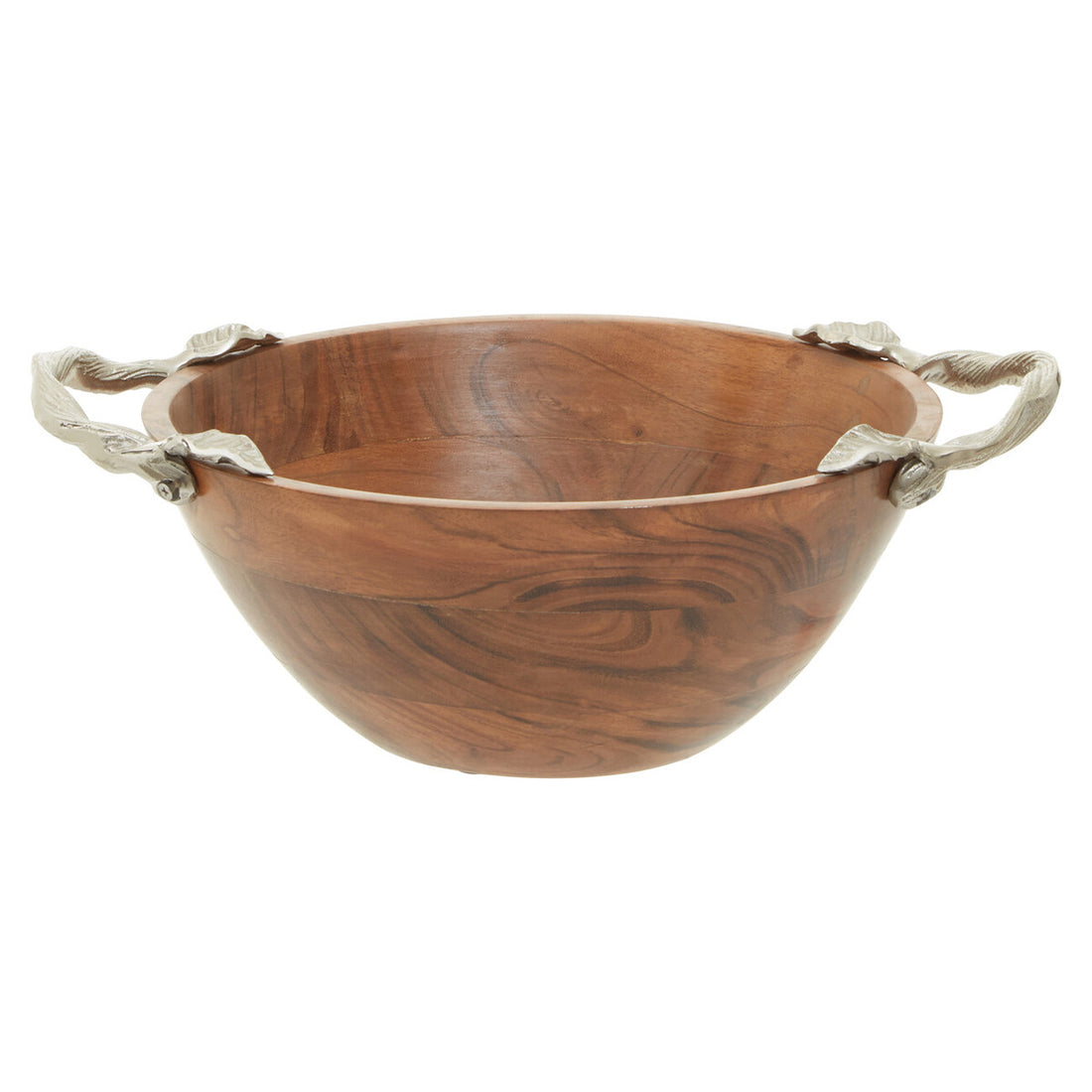 Vine  Acacia Wood Large Round Bowl