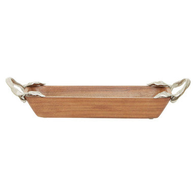 Vine Acacia Wood Small Rectangular Serving Dish