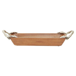 Vine Acacia Wood Small Rectangular Serving Dish