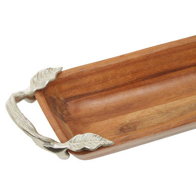 Vine Acacia Wood Small Rectangular Serving Dish
