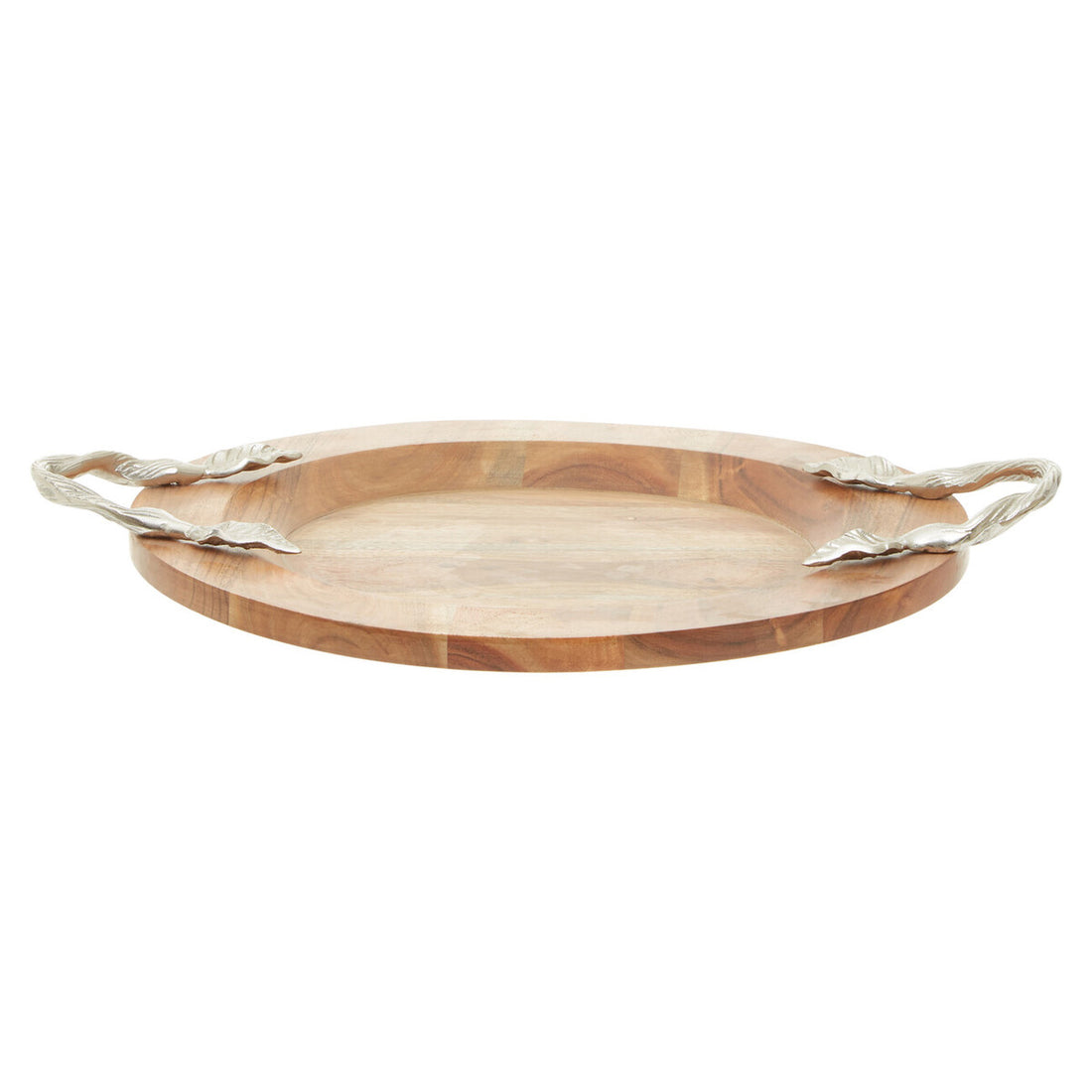 Vine Large Acacaia Wood Round Tray