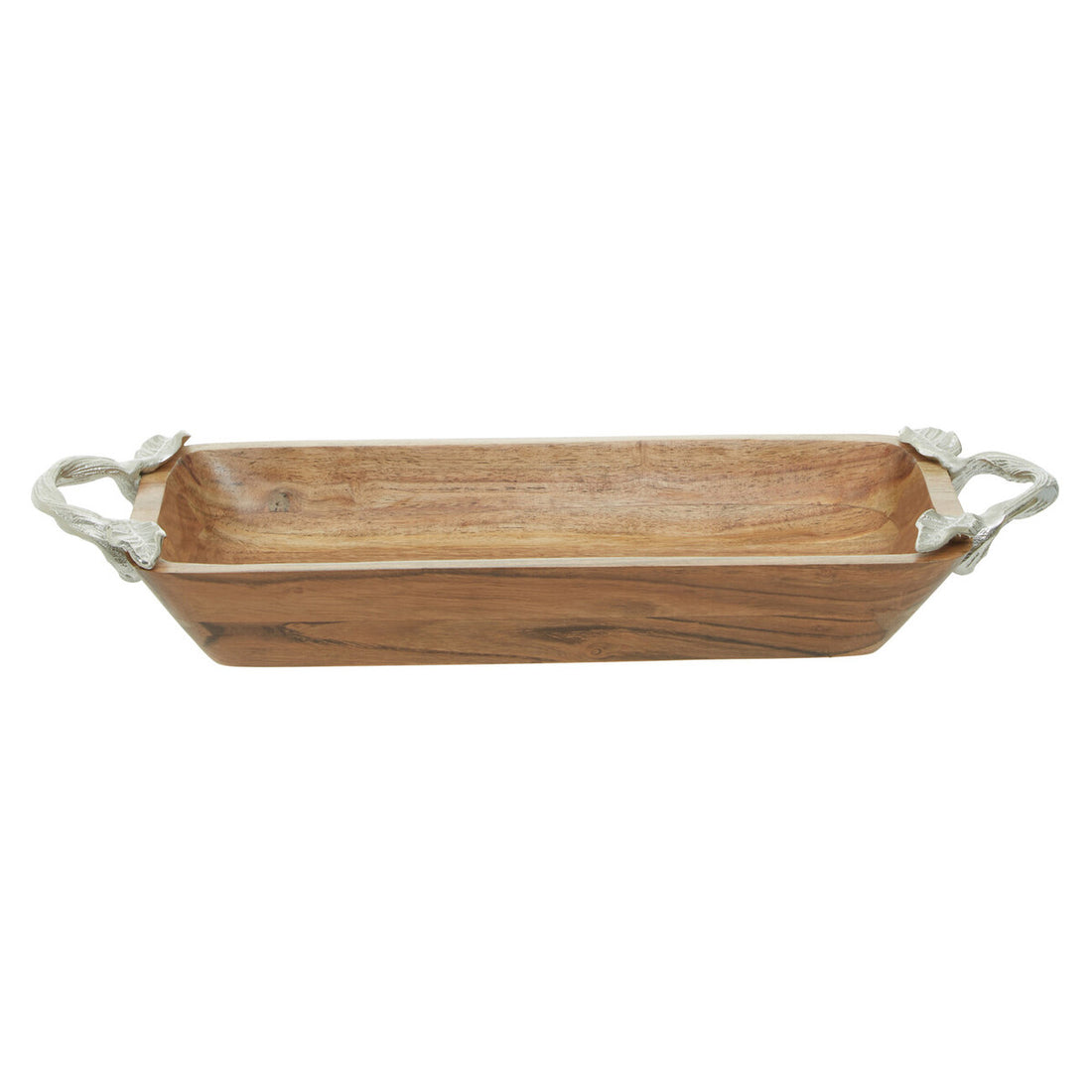 Vine Acacia Wood  Rectangular Bowl