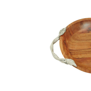 Vine Acacia Wood Serving Bowl