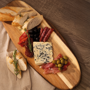 Acacia Oval Serving and Chopping Board | Kora
