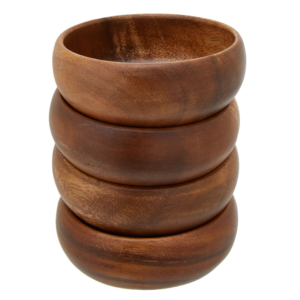 Kora Set Of Four Acacia Small Serving Dishes - Image 1