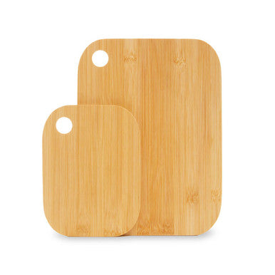 Dahra Set Of 2 Bamboo Cutting and Serving Boards