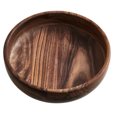 Rosi Small Sheesham Wood Shallow Salad Bowl