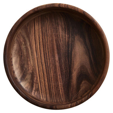 Rosi Small Sheesham Wood Shallow Salad Bowl