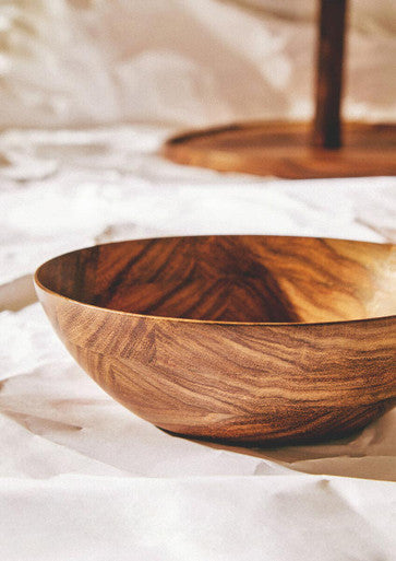 Rosi Large Sheesham Wood Salad Bowl