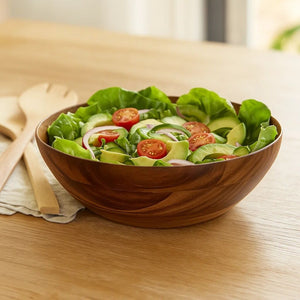 Small Round Sheesham Wood Salad Bowl | Rosi