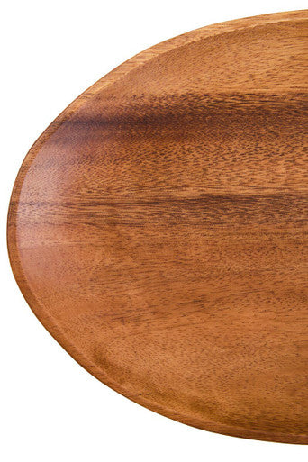 Kora Acacia Wood Large Oval Plate - Image 4